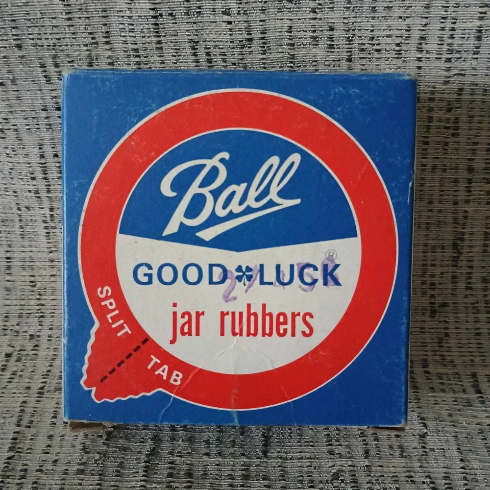 Vintage Ball Good Luck Jar Rubbers 4 Boxes Regular Mouth Red Canning Rings USA